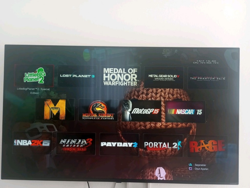 TB Harici Diskli PS3 Slim - 100+ Oyunlu Dev Arşiv (TLOU, RDR, GTA 5) - 6