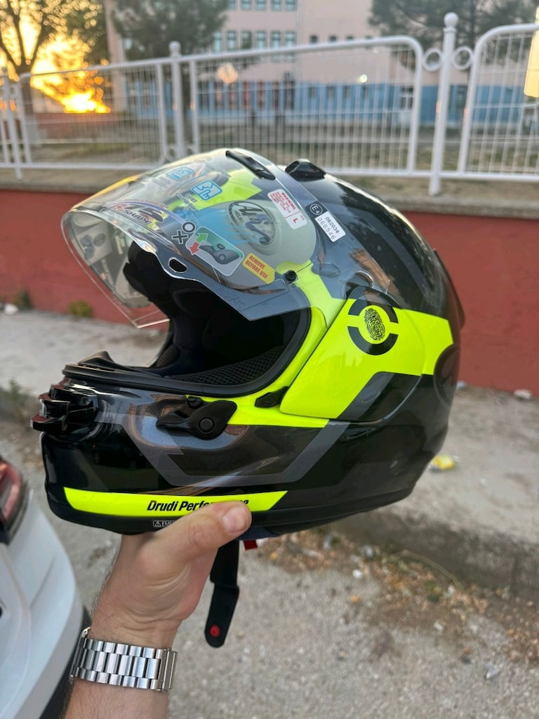 az kullanılmış yeni gibi ARAİ + CARDO İNTERKOMLU - 5