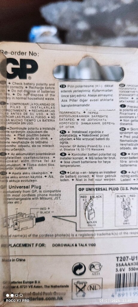 GP telsiz telefon bataryası - 2