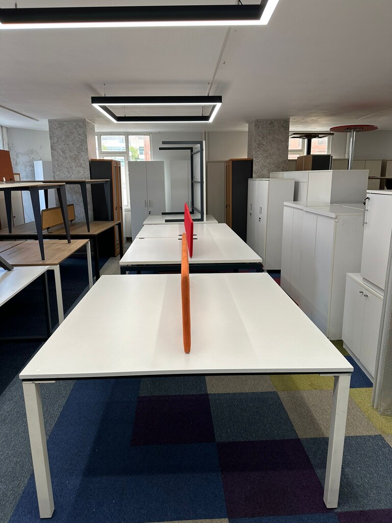 Klas Ofis Üsküdar Beyaz Çalışma Grubu 160x160 2 Kişilik - 7