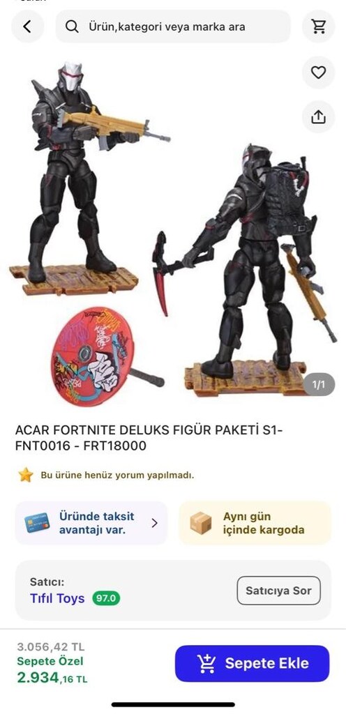 FORTNITE DELUKS FIGÜR PAKETİ S1-FNT0016 - FRT18000Fortnite Delüks - 12