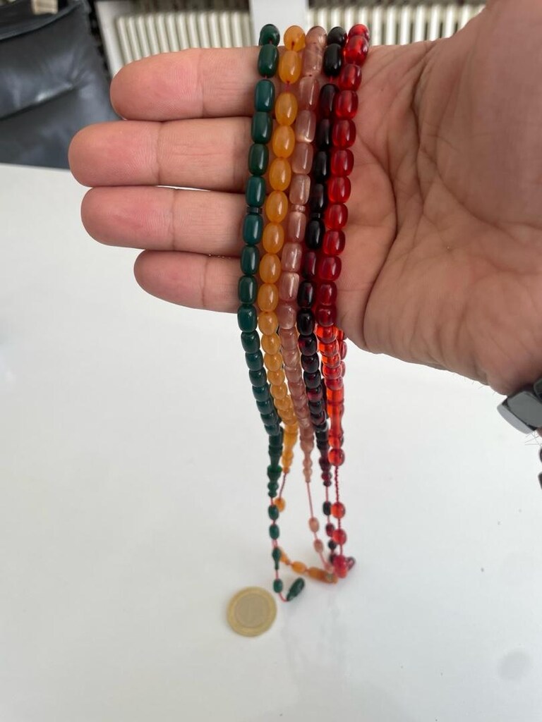 BÜROKRAT BOY Ateş,sıkma kehribar tesbihler seç al - 7