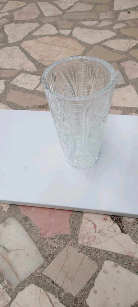 İKİ Adet Kristal cam vazo - 5