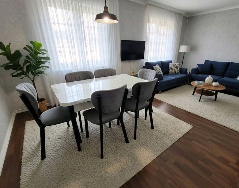İmalattan Sıfır - Full MDF High Gloss Lüks Yemek Masası Takımı KAÇMAZ - 9