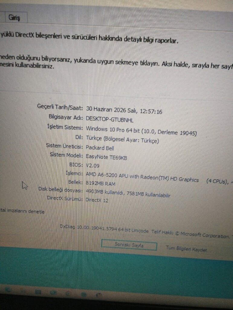 temiz leptop sağlam çalışıyor özellikleri resimde var - 6