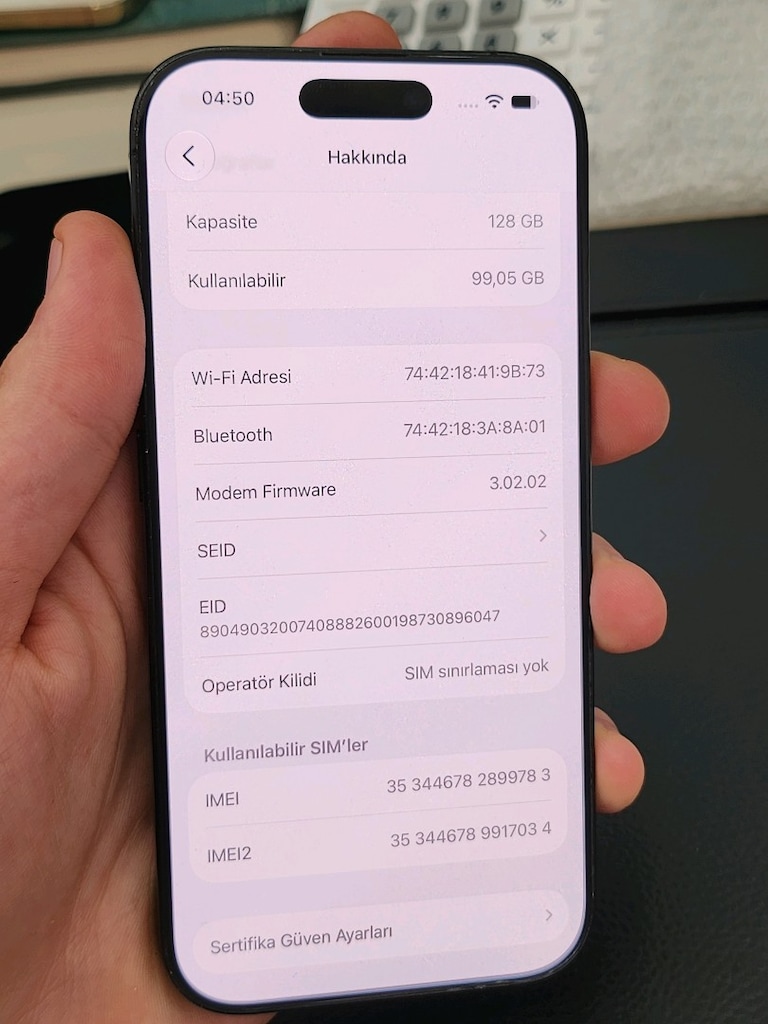 İPHONE 16 PRO 128 SÜRE BİTİK - 7