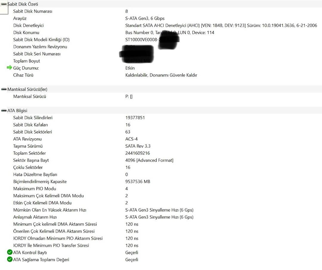 Seagate SkyHawk AI 10 TB 3.5” Harddisk - 3