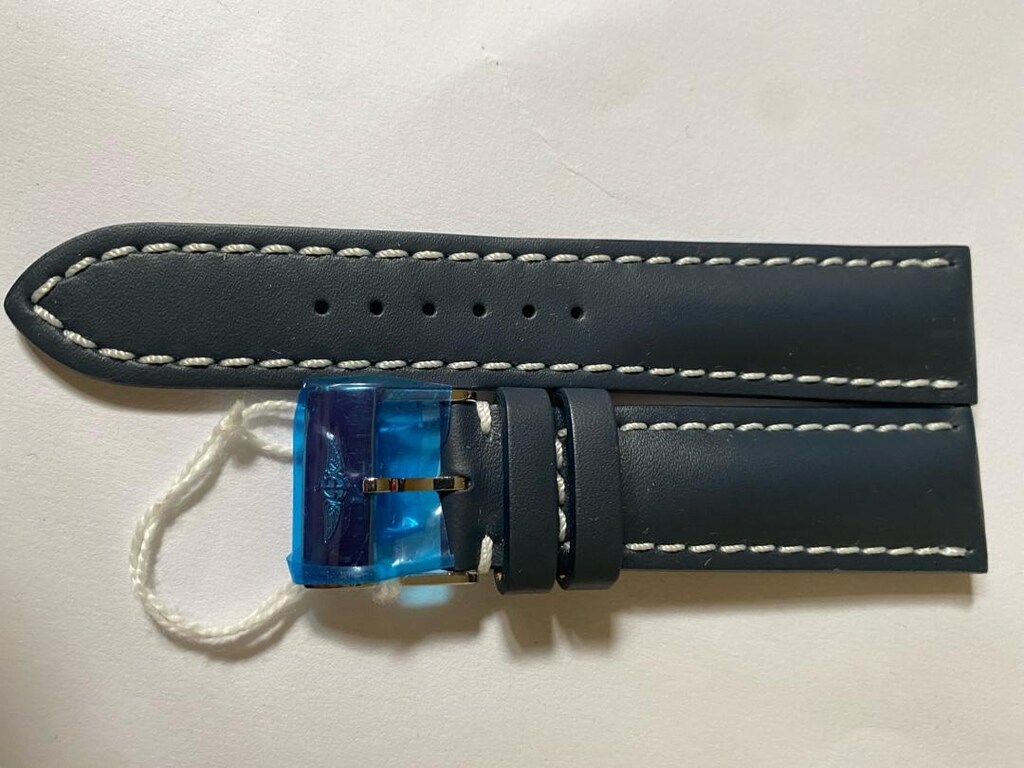 Breitling 24 mm lacivert kordon tokalı - 14