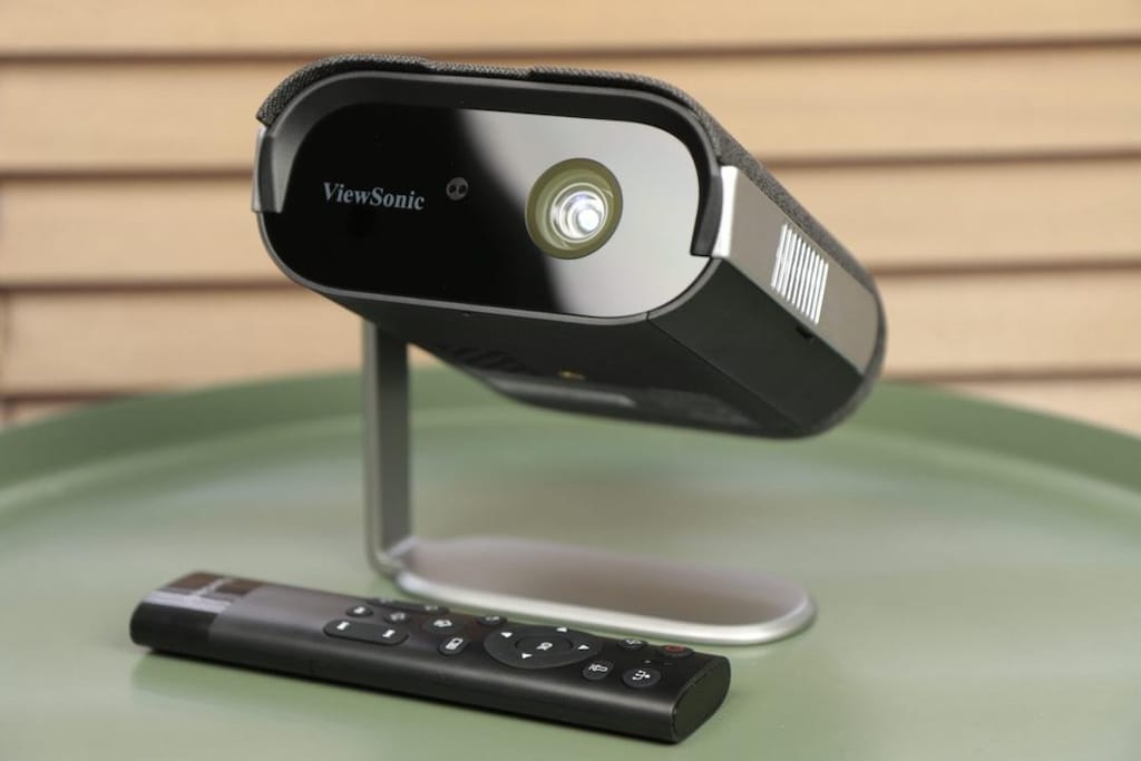 Viewsonic M1 Max Projeksiyon Cihazı ve 100” Portatif Perde