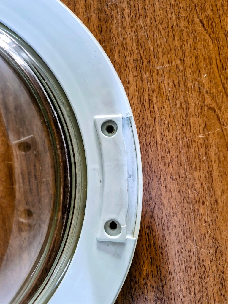 Profilo OCM6800TR Çamaşır Makinesi Ön Kapak Camı Çerçevesi Kolu Komple - 6