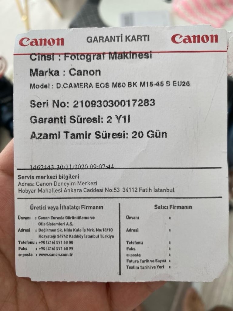 CANON EOS M50 BK M15-45 IS Vlogger Kit (Sıfırdan Farksız) - 18