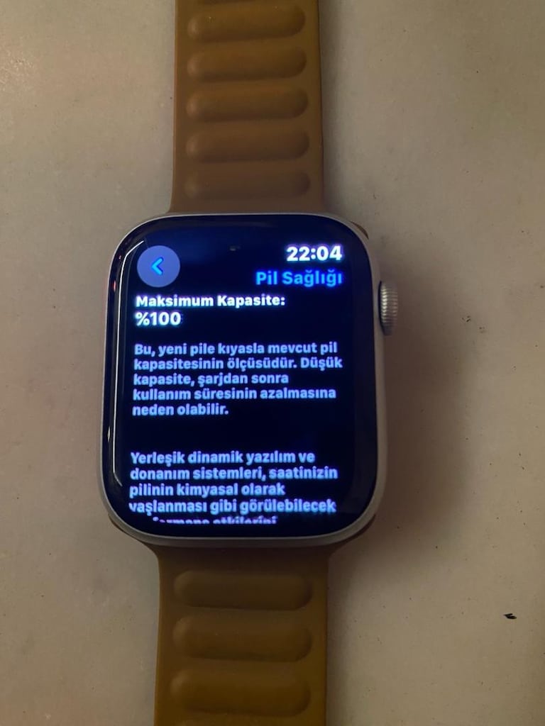 Apple Watch Series 8 45 mm + Kutu + Şarj Kablosu + 4 Kordon - 3