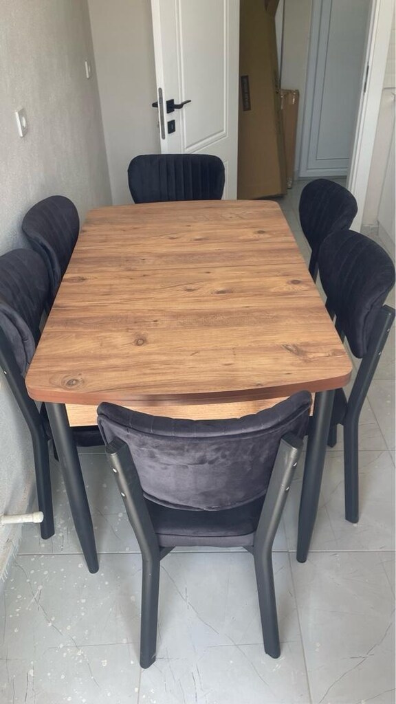 6 kişilik yemek masası takımı - 4