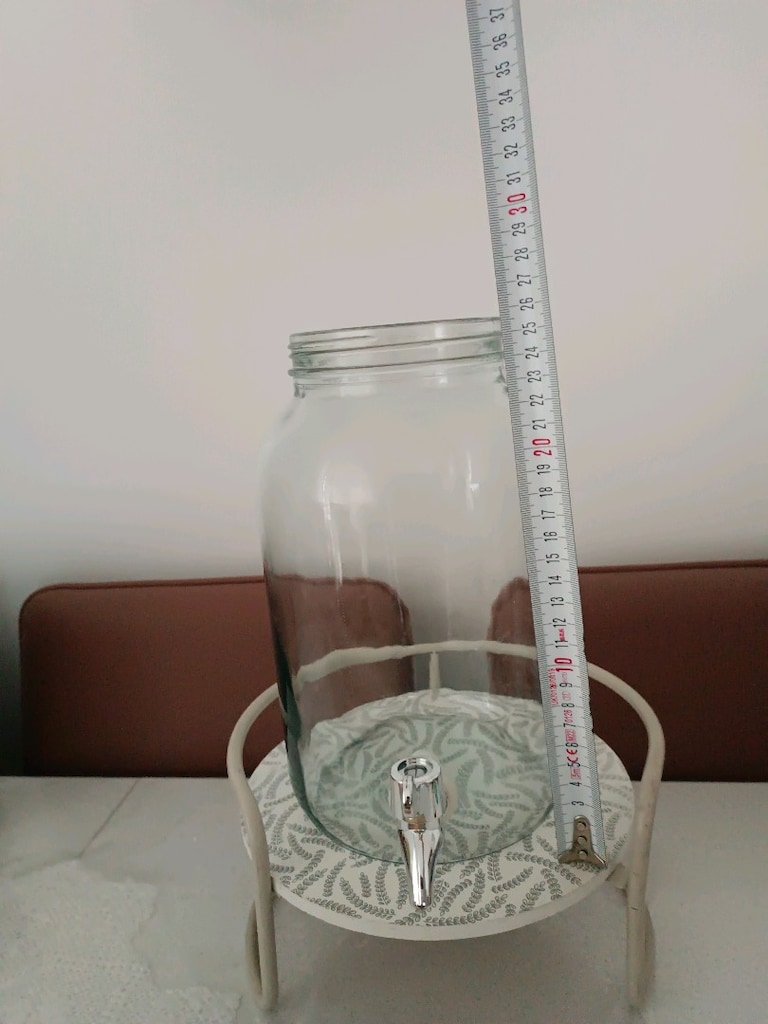 Şeffaf Cam Su Dispenseri - 5
