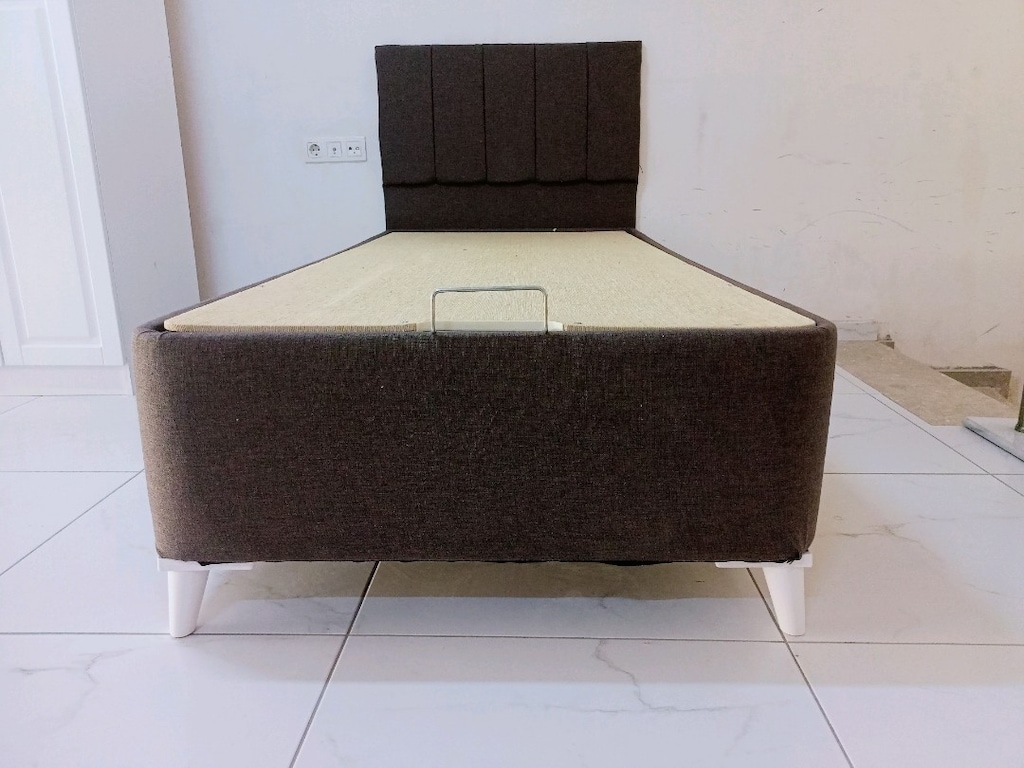 sıfır tek kişilik sandıklı baza başlık eve teslim - 2