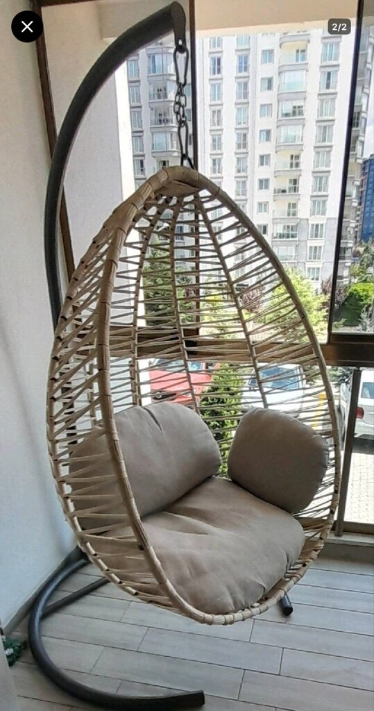 Metare Balkon/Bahçe Salıncağı – Salıncaklı Hamak - 2