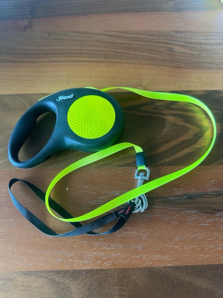 Flexiye ait New Neon Şerit Otomatik Köpek Gezdirme Tasması 5 Metre - 2