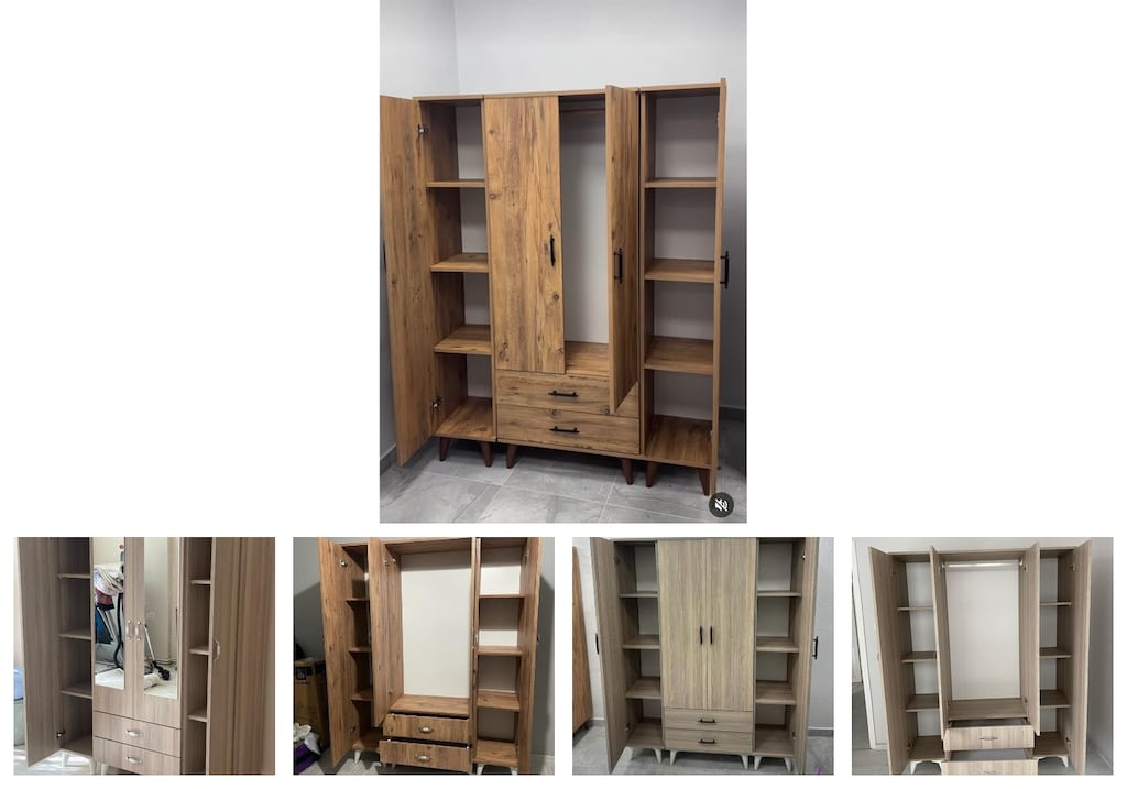 4 kapaklı elbise dolabı pbyyehaofg - 2