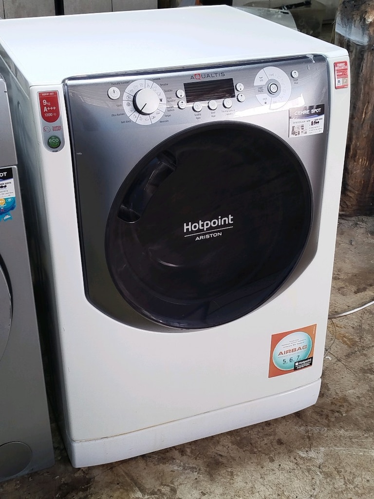 AQUALTİS 9 KG ÇAMAŞIR MAKİNESİ İZMİR İÇİ 3 AY GARANTİMİZ VARDIR - 9