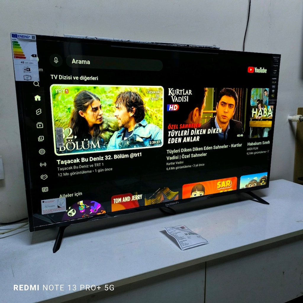 Botech 43" (109 Ekran) Android Smart TV - Sıfır Televizyon kutusunda - 4