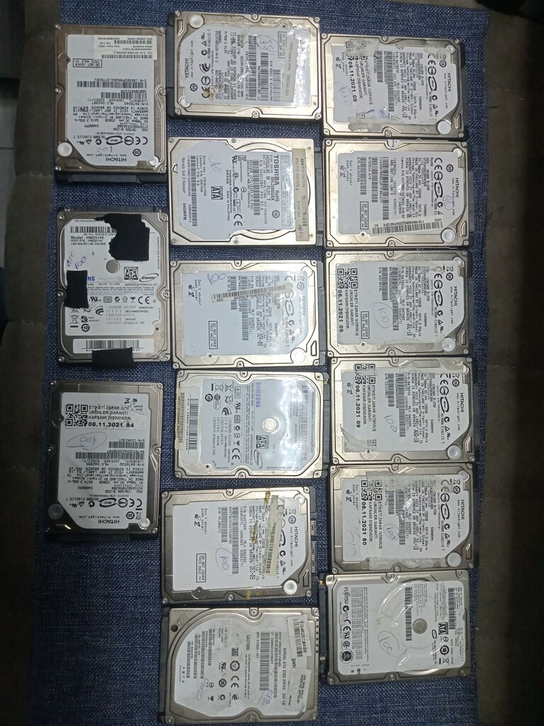 250GB %90 ÜSTÜ SAĞLAM HDD ÇEŞİTLERİ