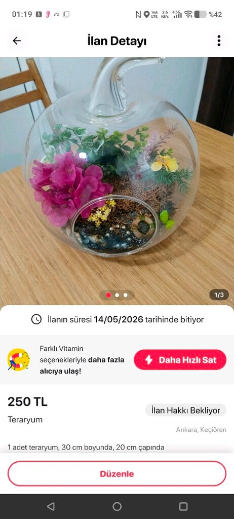 Dekoratif Kristal, Ferforje ve Toprak Küp Ürünler - 20