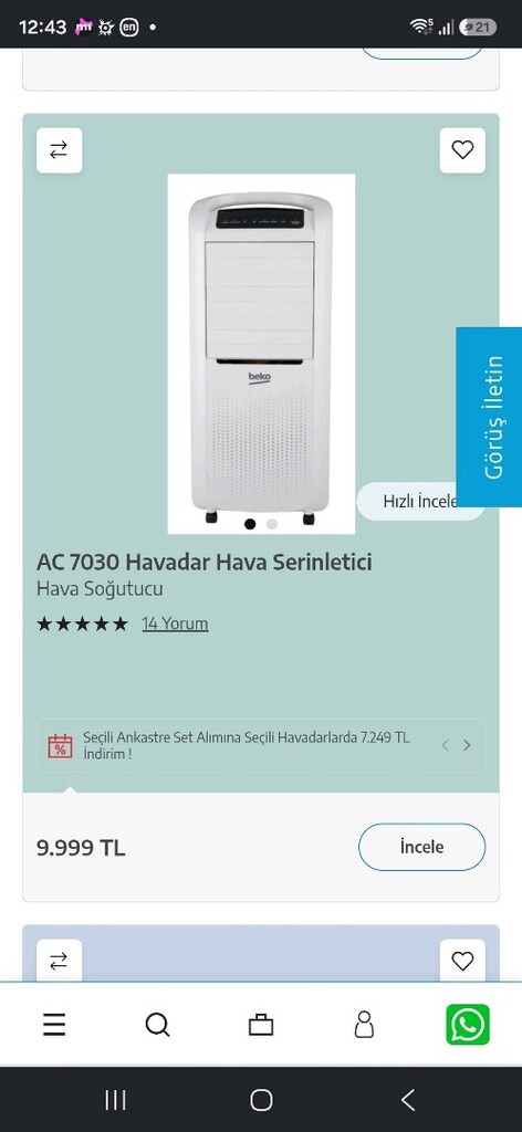 BEKO AC 7030 SERİNLETİCİ - 2