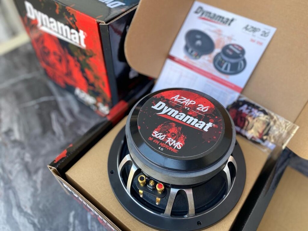 DYNAMAT AZAP 20 CM MİDRANGE HOPARLÖR SIFIR KAPALI KUTU - 3