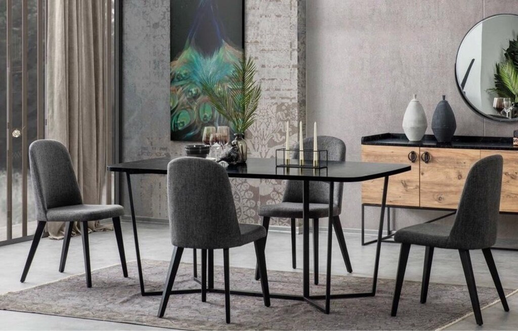 vivense loft yemek masası takımı - 4