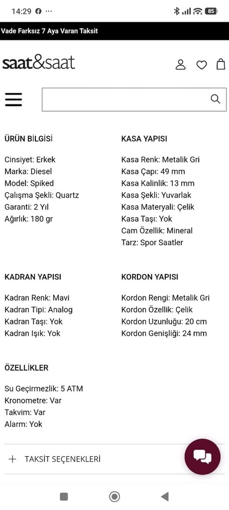 diesel erkek saat dz-4655 - 13