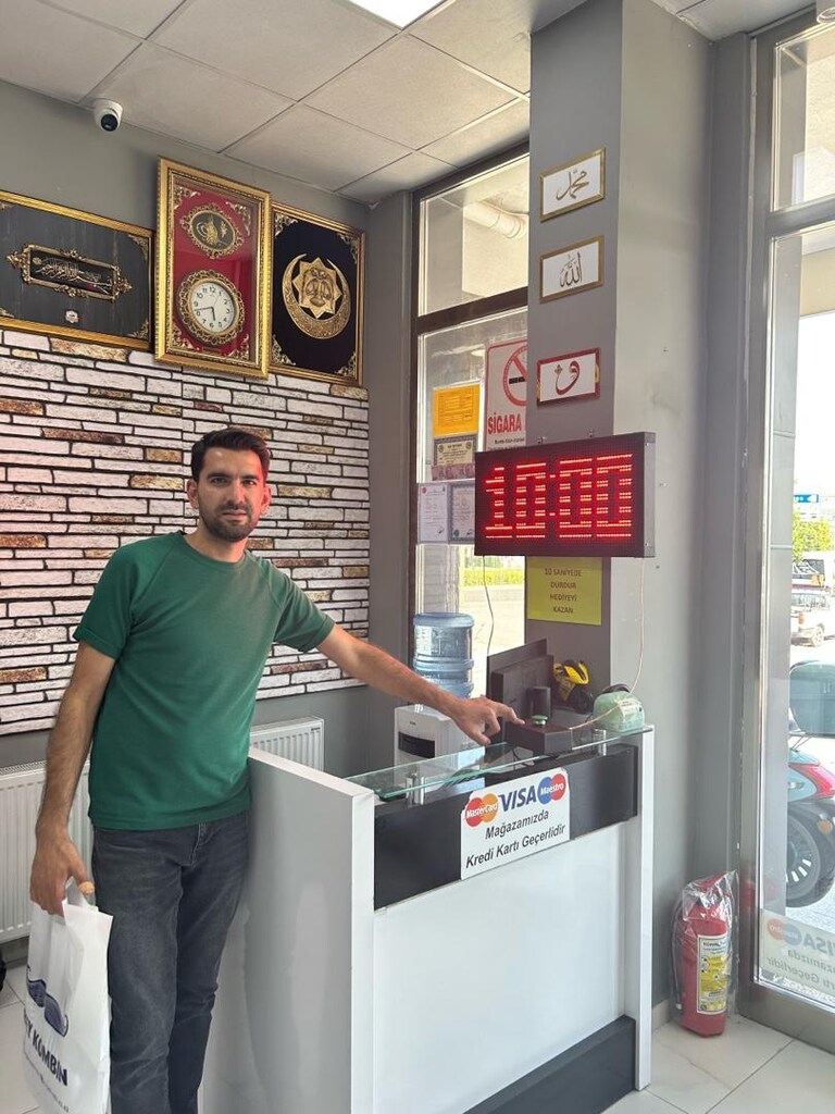 35×65 cm Programlanabilir LED Tabela – 10 Sn Durdurma (Oyunlu) – Büyük - 5