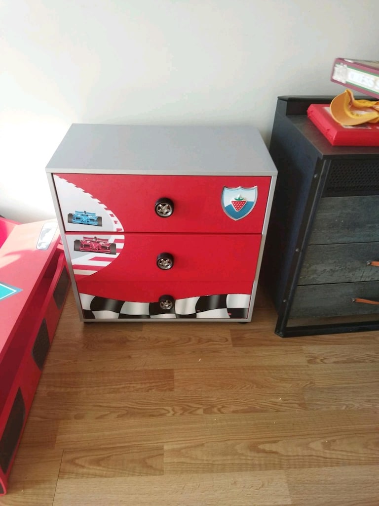 Çilek mobilya arabalı yatak - 2