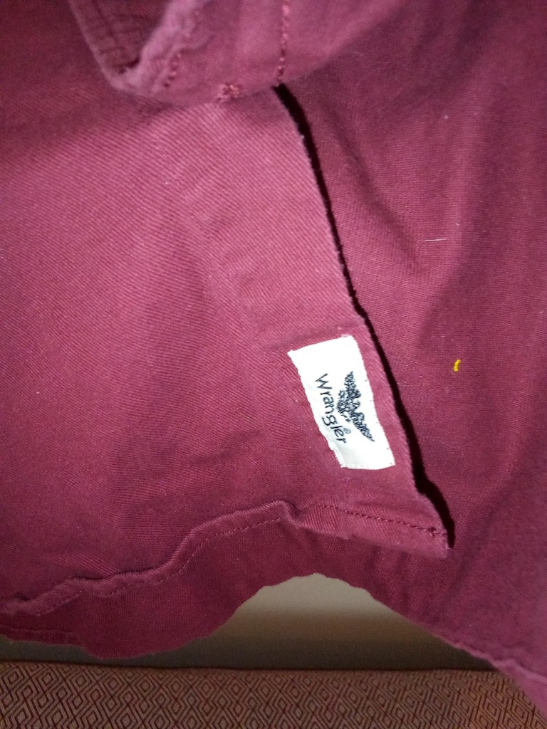 Wrangler xxl bordo spor gömlek en 56 — görsel 6/9