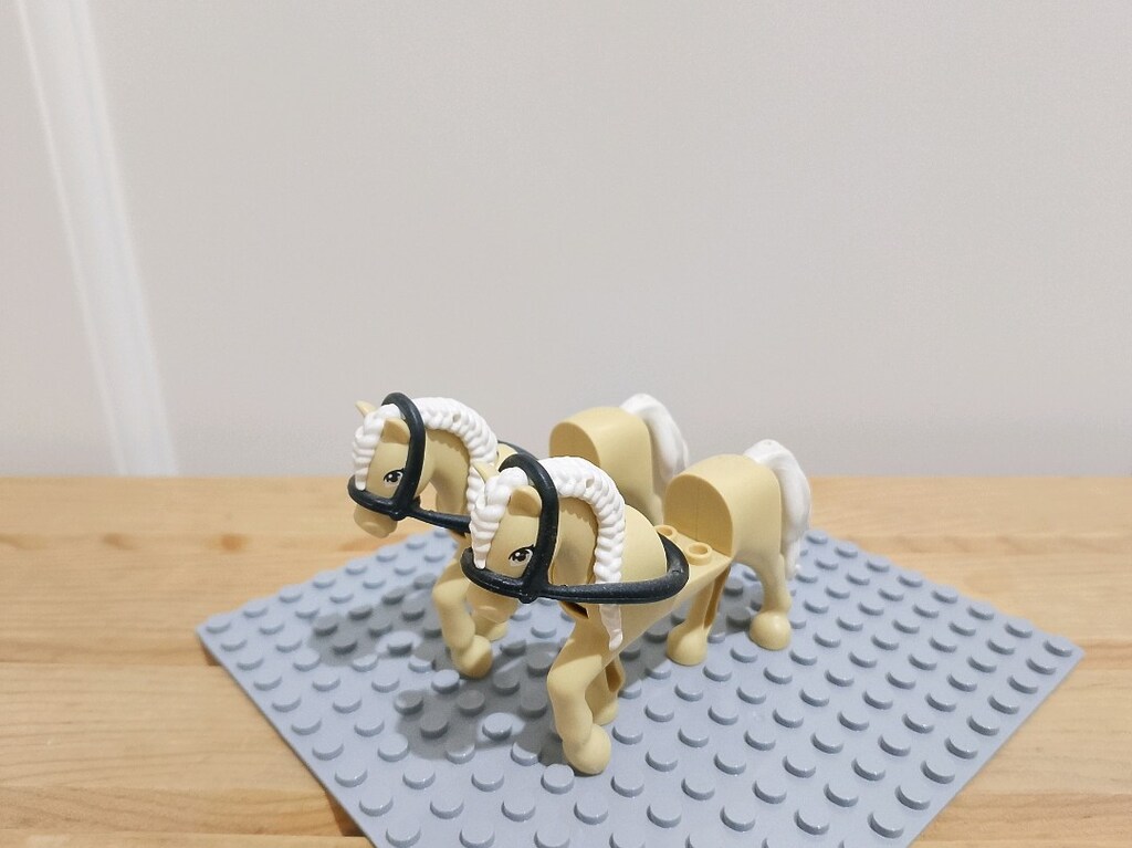 Lego Orjinal 2 Beyaz At Figür Oyuncak - 3