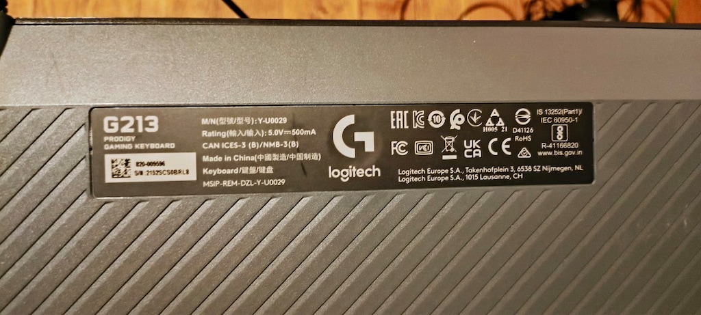 Logitech G213 Prodigy RGB Gaming Klavye - 5