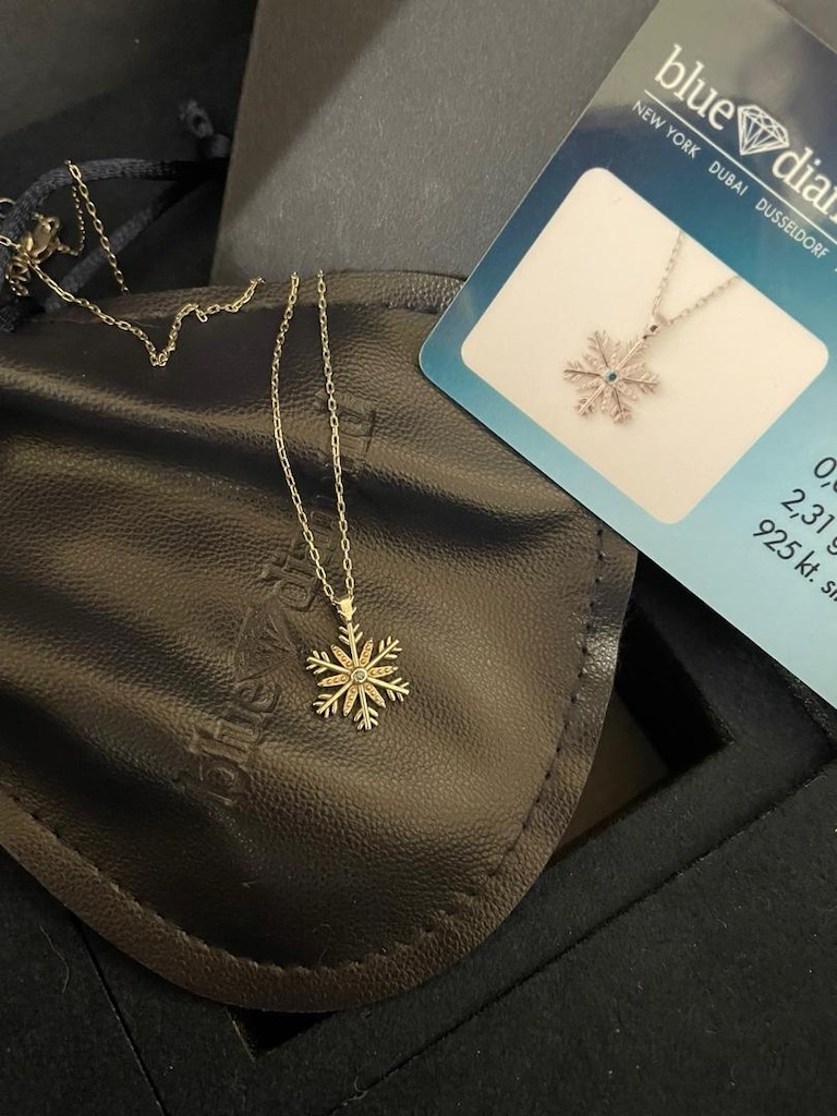Bluediamond 12 Numara 0.50 karat Lotus yüzük. - 10