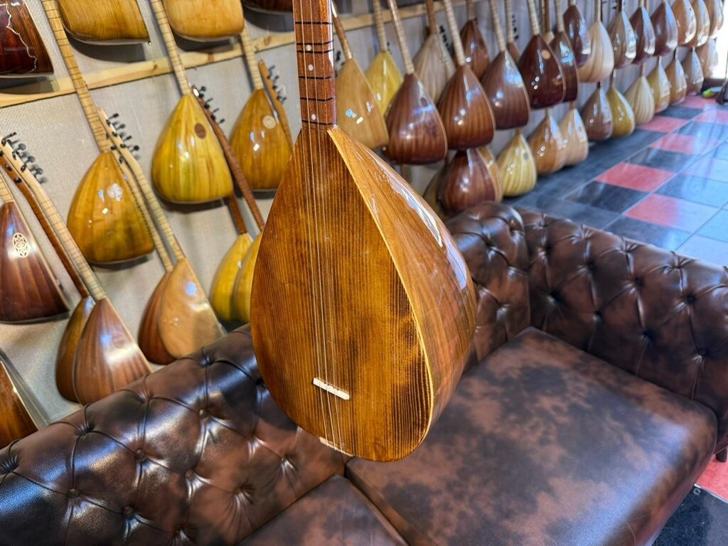 TAM PROFESYONEL 41 TEKNE CEVİZ AĞACI UZUN SAP SAZ - 6