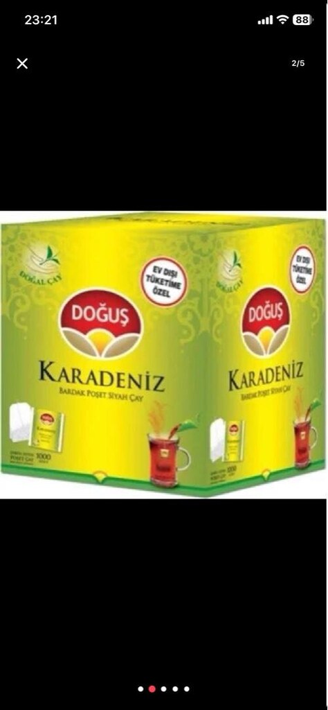 Bardak poşet çay doğuş marka - 2