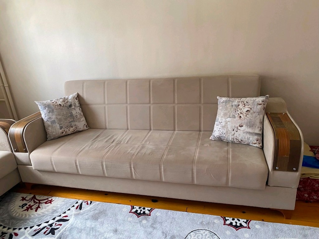 2 tane 3 lü çekyat koltuk - 3