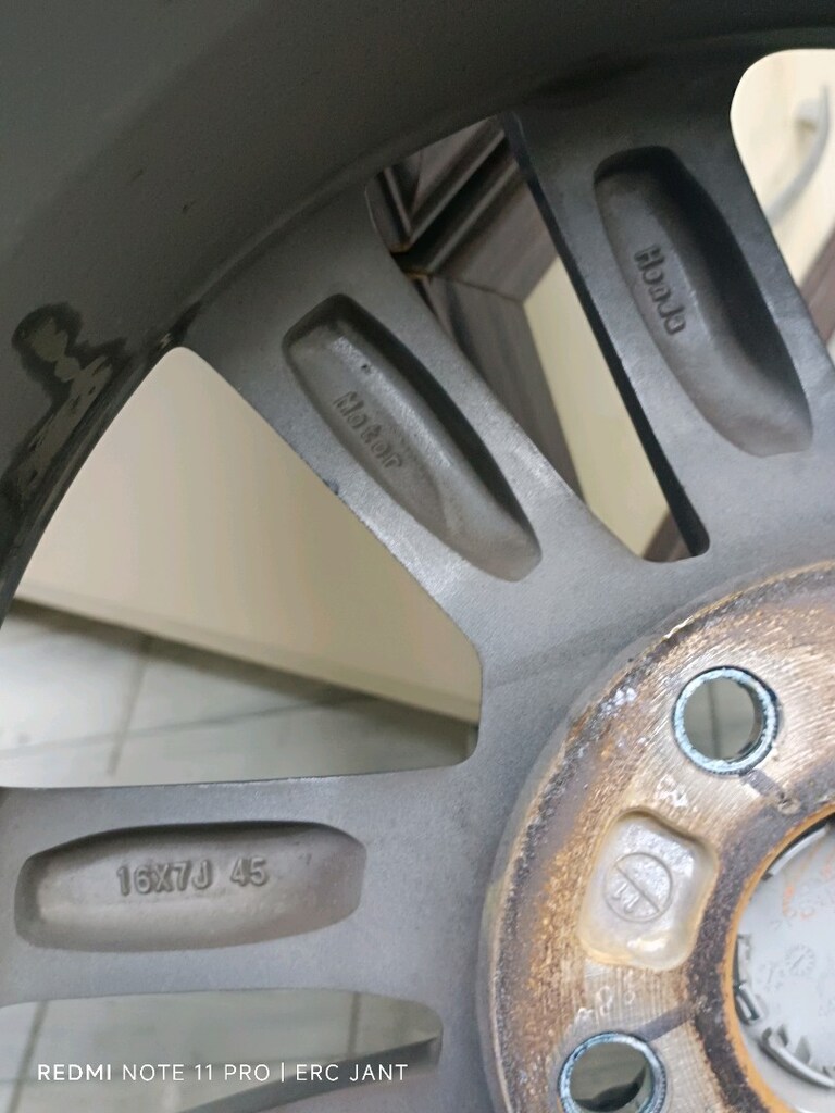 16 - 5x114.3 HONDA CİVİC Fe1 ORJİNAL JANT LASTİK TAKİMİ - 11