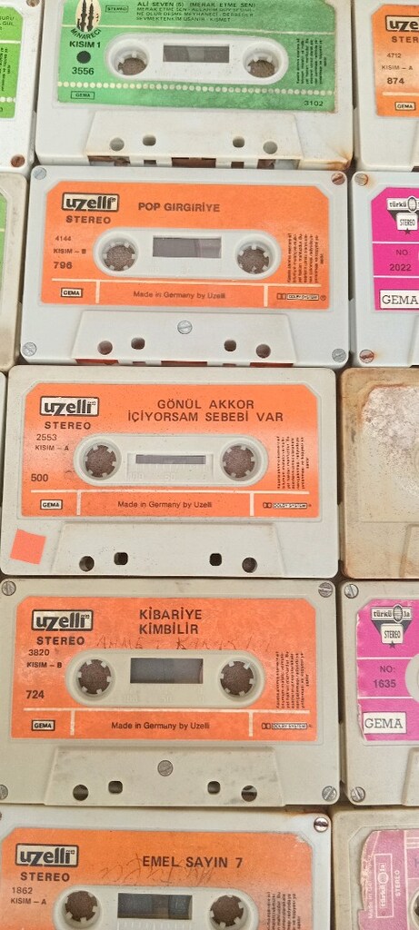 18 ADET ALMAN BASKI TÜRKÇE KASET - 8