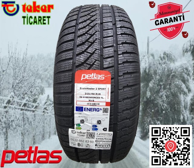 215 60 16 Petlas Snowmaster #kış & kar lastiği# Teker Ticaret ÜT2026