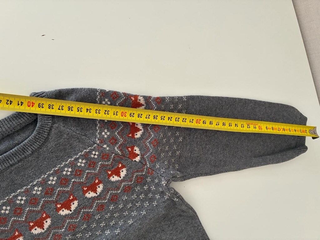 H&M Tilki Kazak Pantolon Bebek Takımı - 5