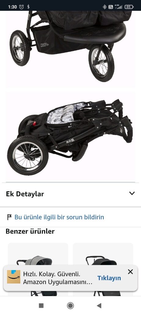 KRAFT İKİZ BEBEK ARABASI - 9