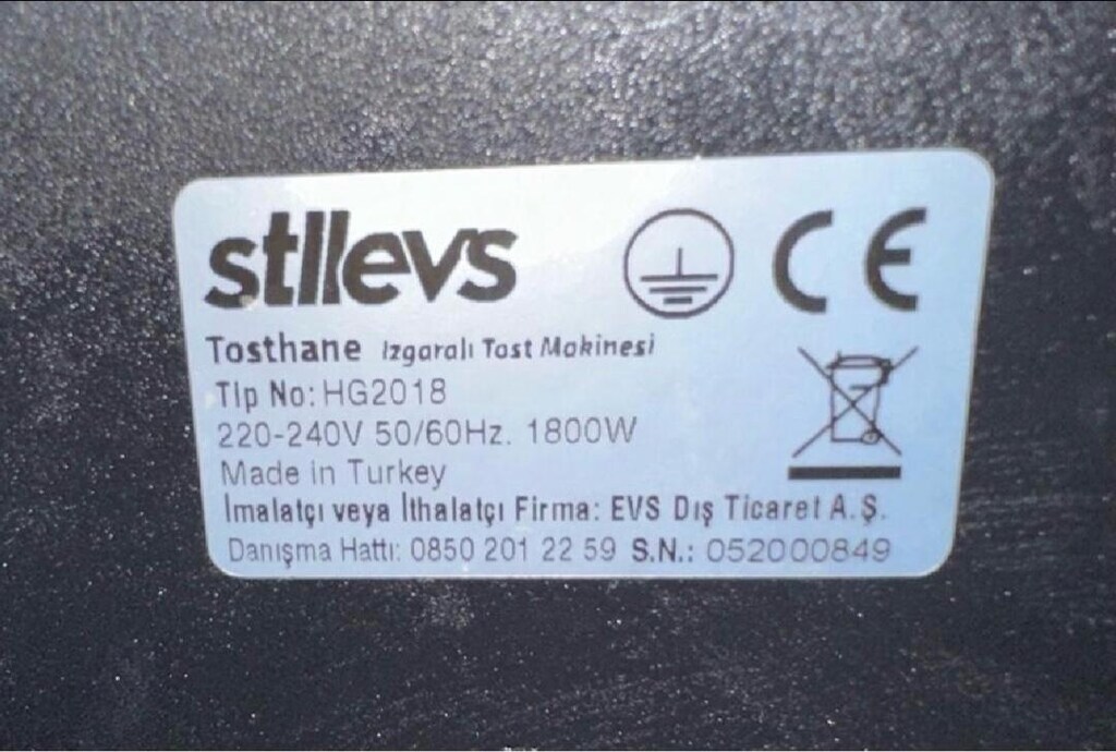 STİLEVS TOSTHANE IZGARALI TOST MAKİNESİ - 4