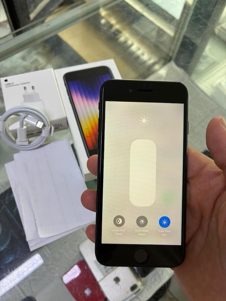 MÜHENDİSCELLDEN İPHONE SE 3.NESİL İOS 18 PİL %88 KUTU FATURALI - 8