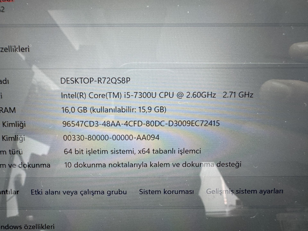 HP ELİT X2 İ5 7. NESİL 16 GB RAM 256 NVME DOKUNMATİK + KALEM - 6