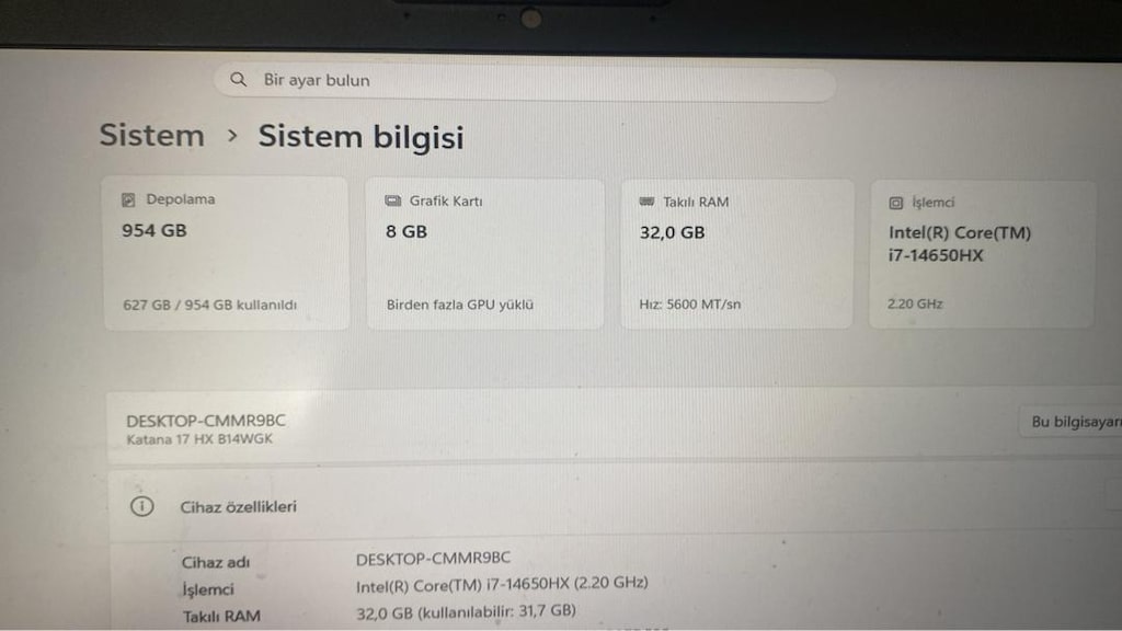 MSI KATANA 17 - 4