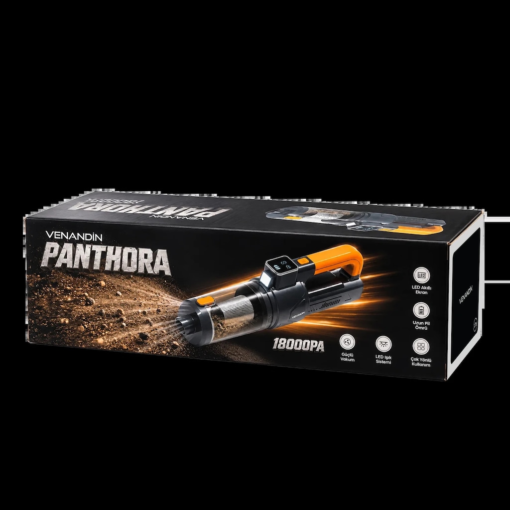 Panthora 18000 Pa 100W Şarjlı Kablosuz Araç Süpürgesi - 2