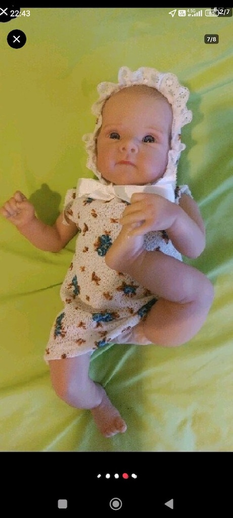 YENİ REBORN GERÇEKÇİ OYUNCAK BEBEK SİLİKON BEBEK REBORN BEBEK - 7